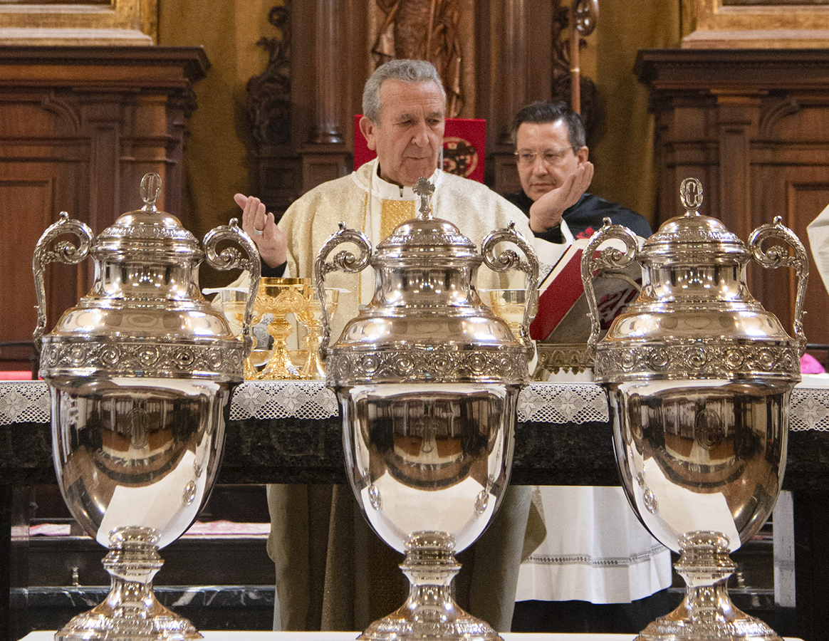 La misa crismal será a las doce del Miércoles Santo en la catedral